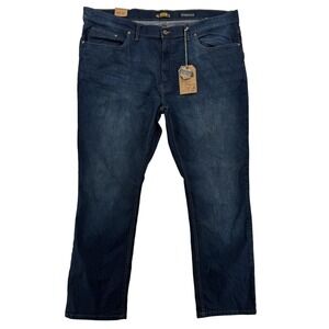 Rugby University Jeans Mens 44x30 Blue Deep Pitch Stretch Denim Comfort Pants